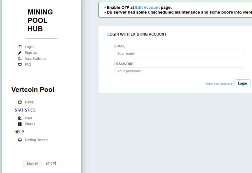 Register an Account