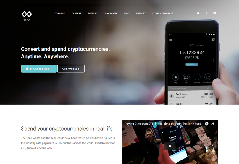 TenX Website