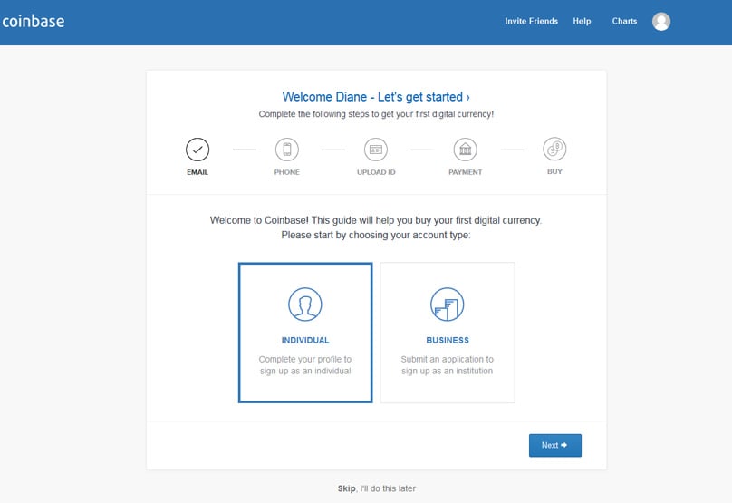 Coinbase Verification