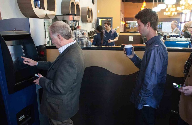 The First Bitcoin ATM Machine