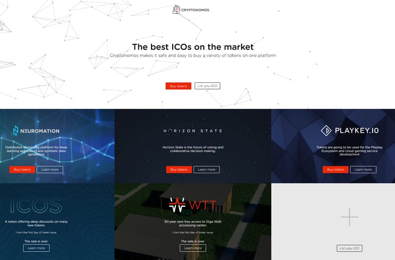 Cryptonomos Website