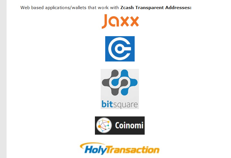 ZCash Wallets