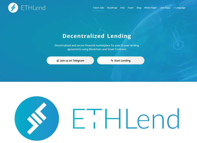 Ethlend Website