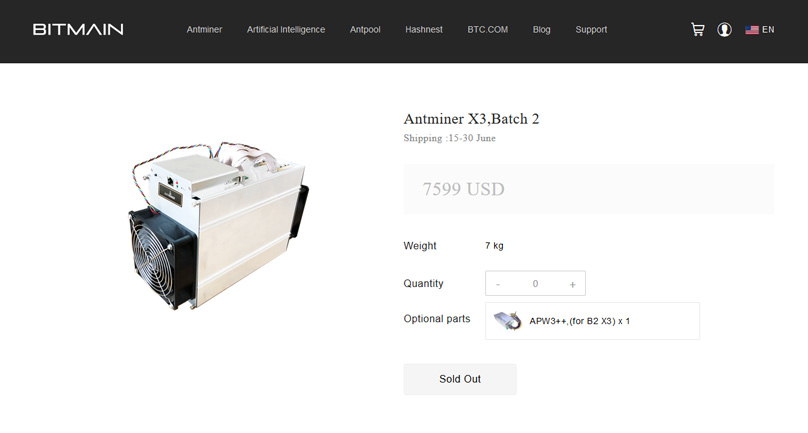 Antminer X3
