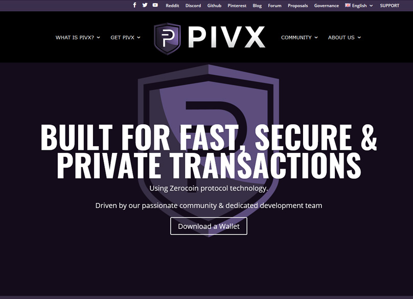 PIVX Website