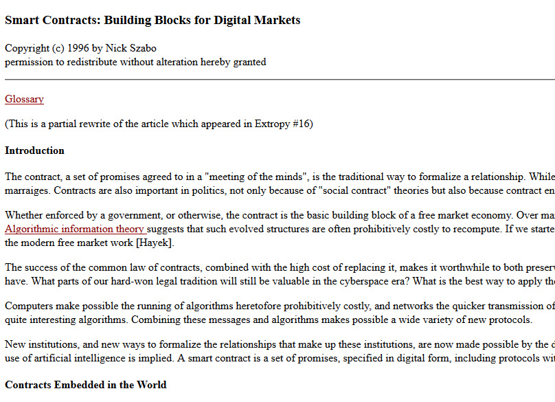 Smart Contracts