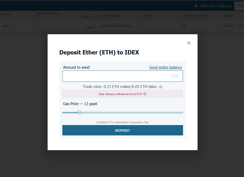 Deposit