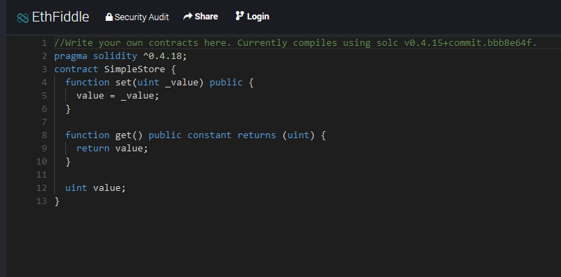 ETH Fiddle