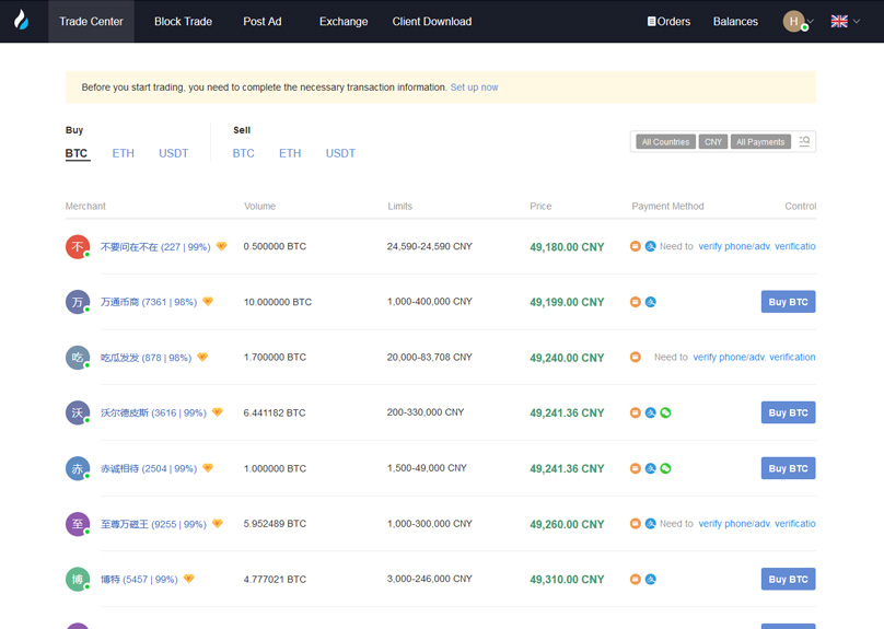 Huobi OTC