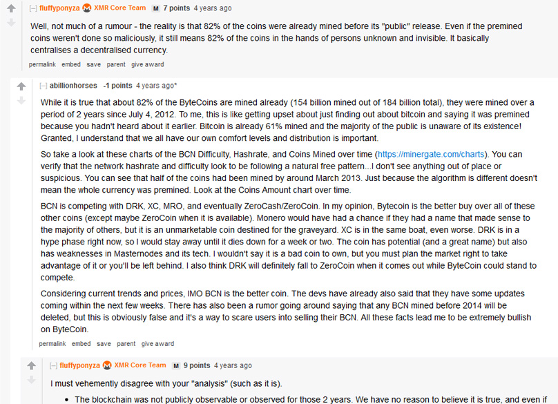 Bytecoin Reddit Thread