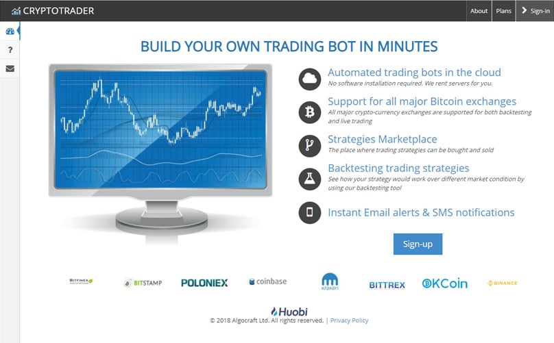 CryptoTrader Features