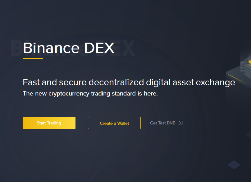 Binance DEX Account Signup
