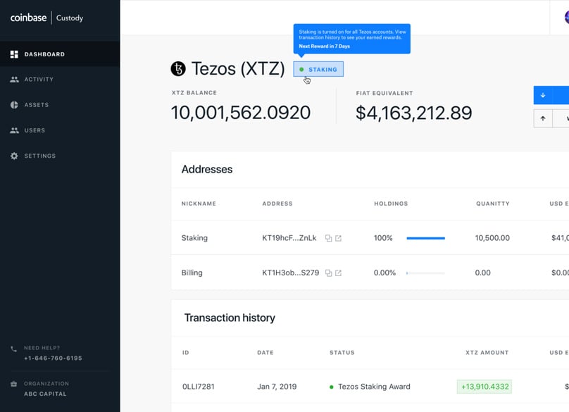 Tezos Staking