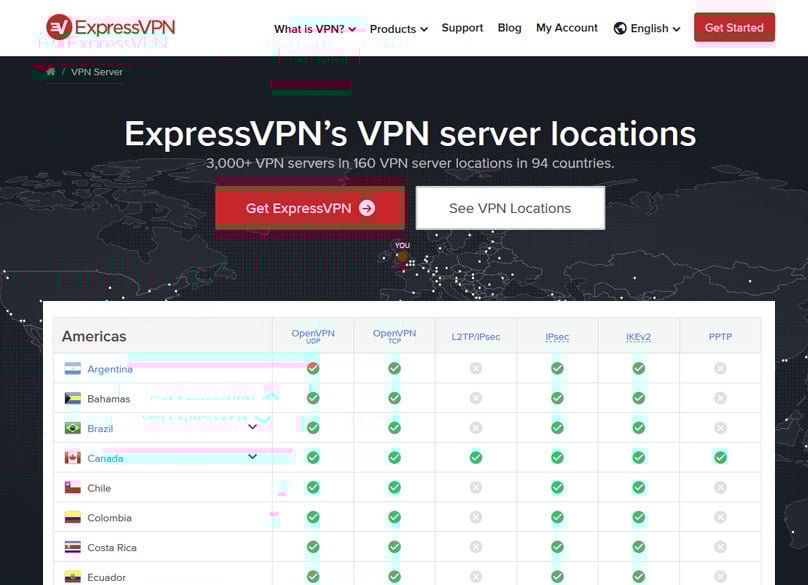 Server Locations