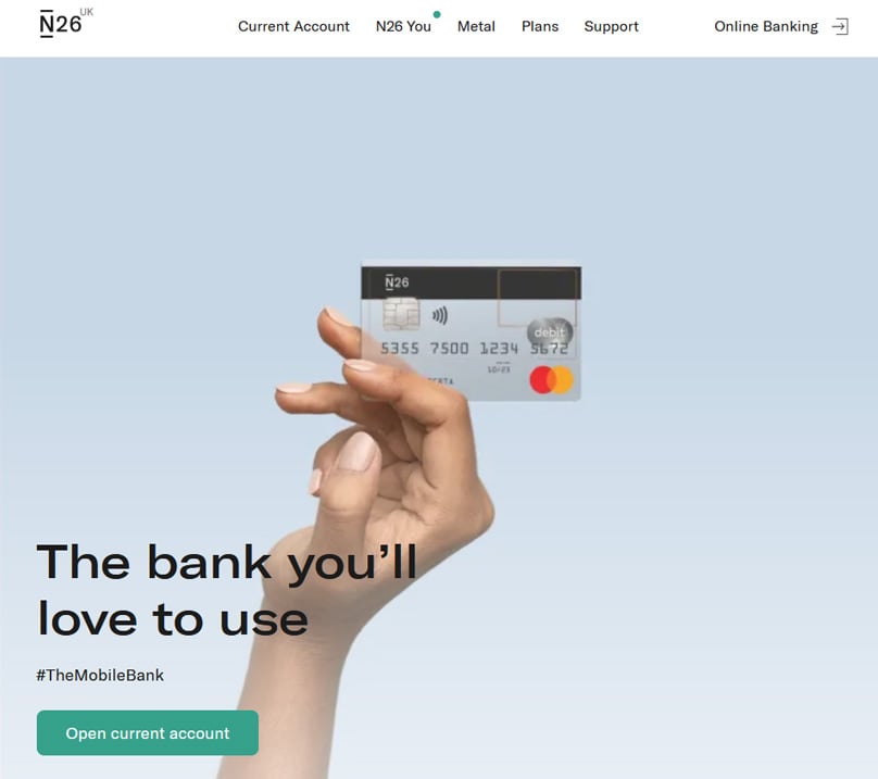 N26 Website