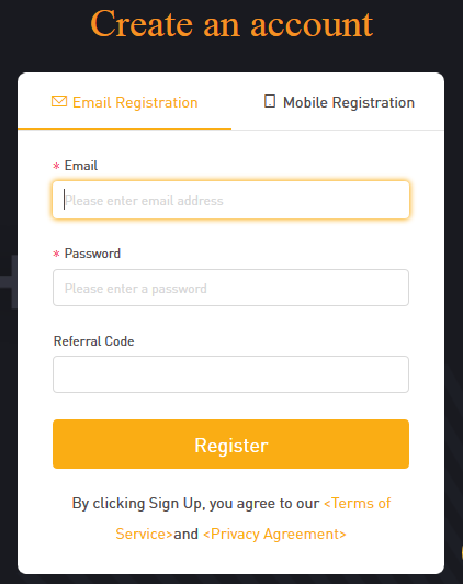 Bybit Registration