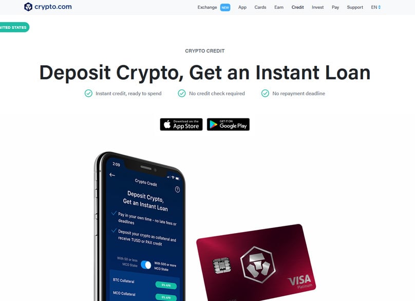 Deposit Crypto, Get an Instant Loan