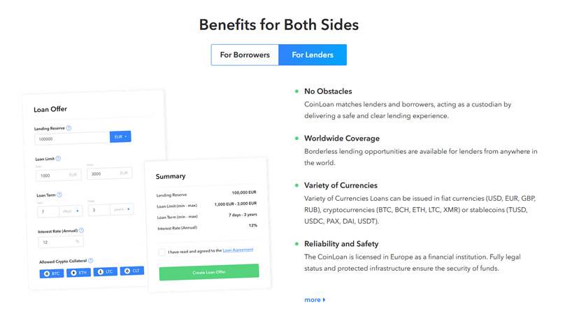 Benefits for Investors