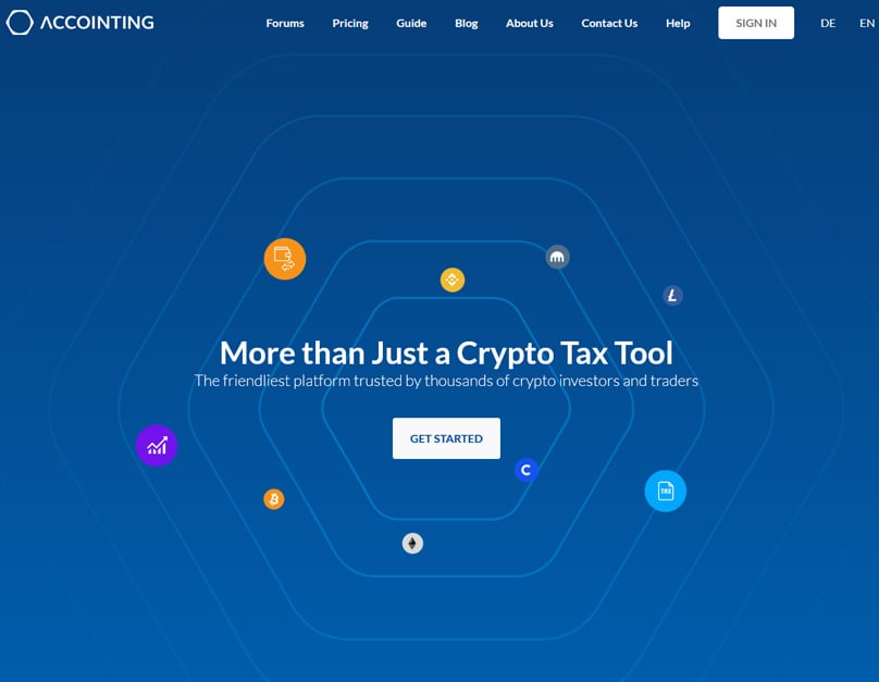 Accointing Homepage