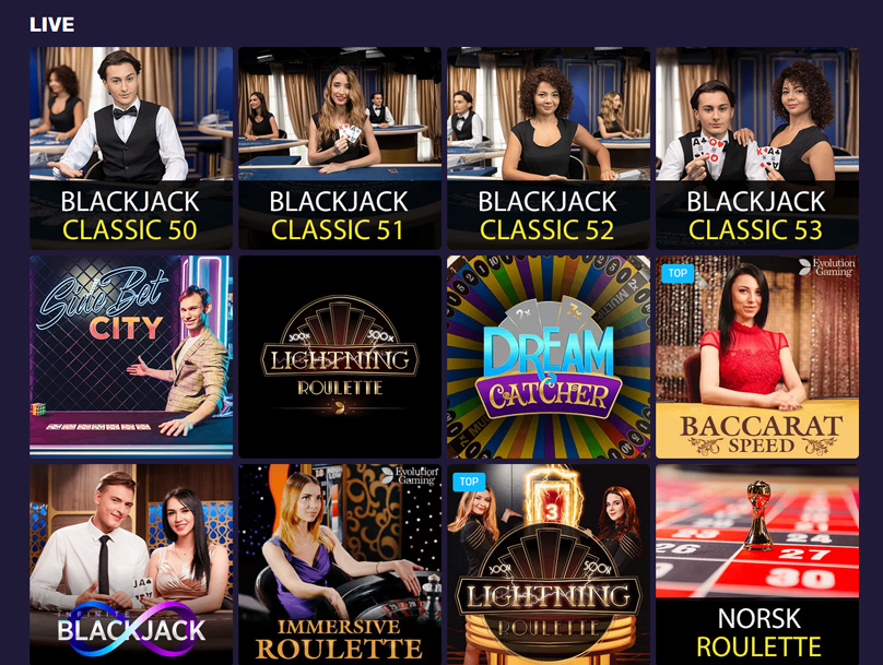 Live Casino Games