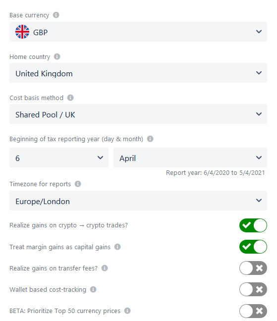 Account Configuration