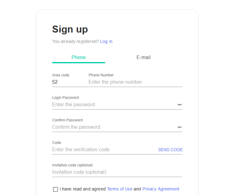 Fast Signup Process