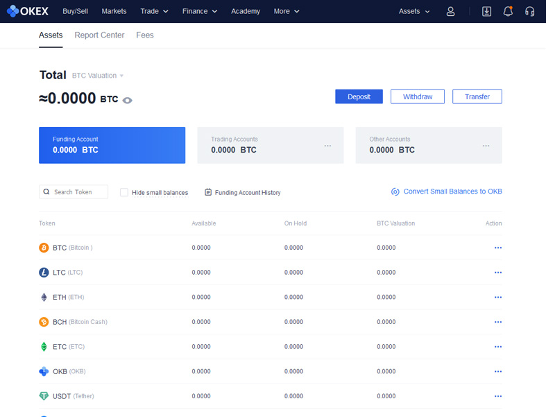 The OKEx Wallet