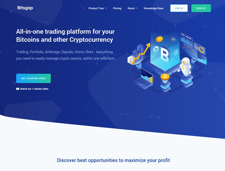 Bitsgap All-in-one trading platform