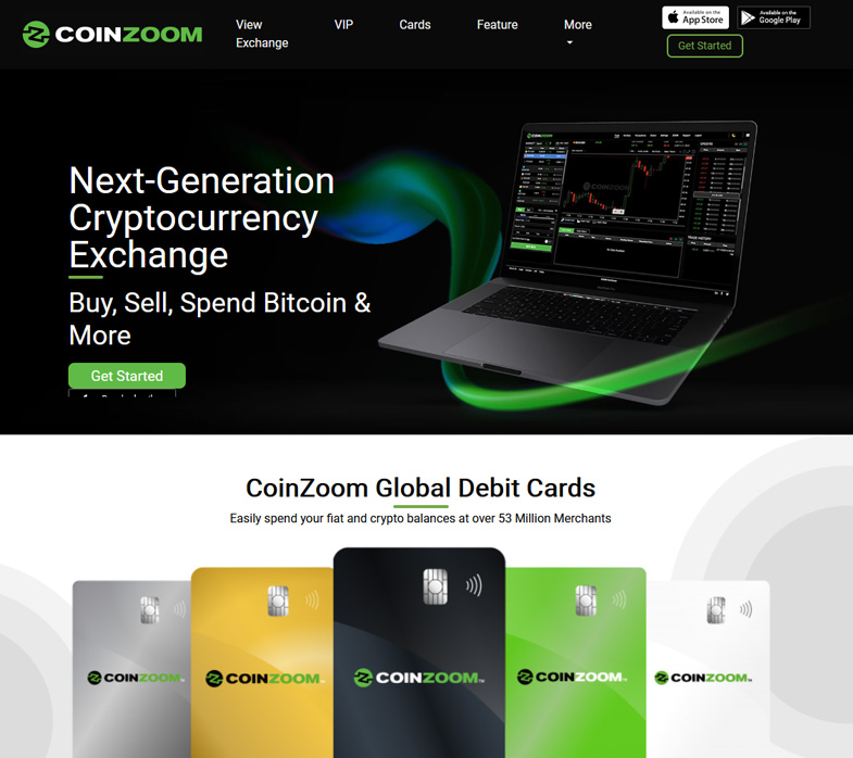 CoinZoom Homepage
