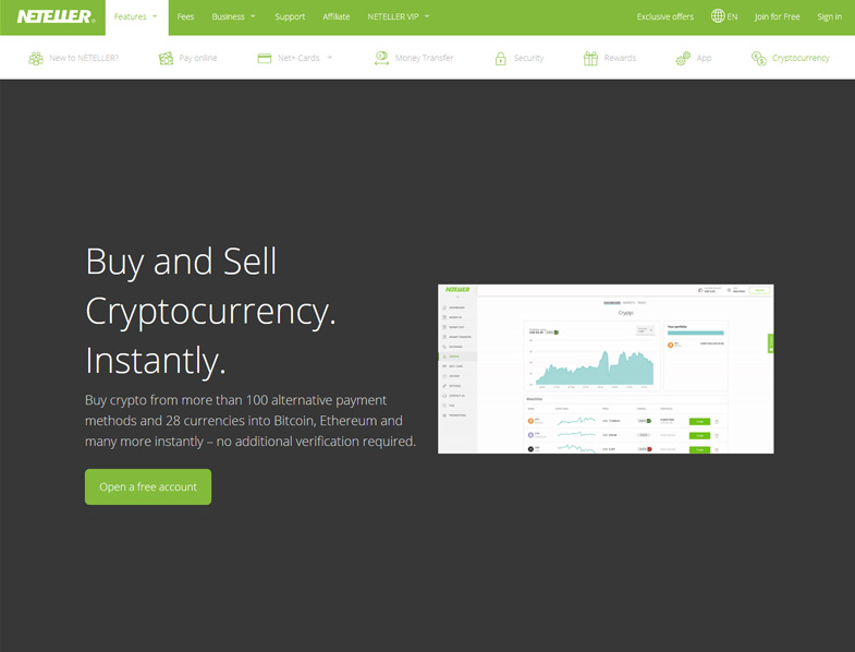 Neteller Crypto