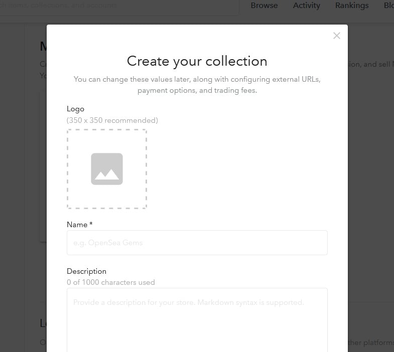 Create your own collection