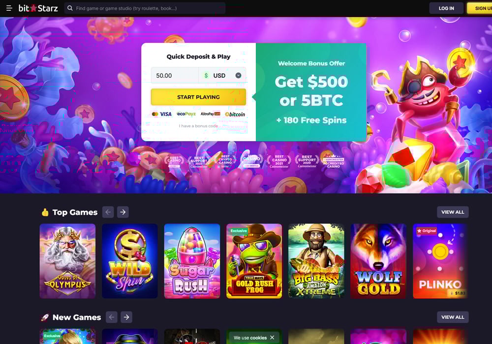 Bitstarz Homepage