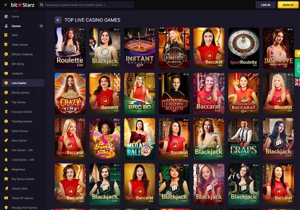 Live Casino Offering