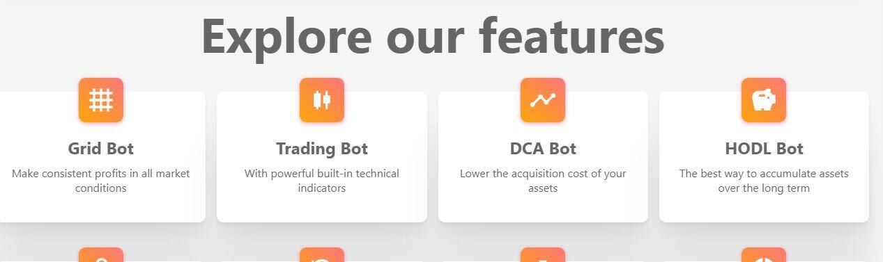 Gainium trading bots