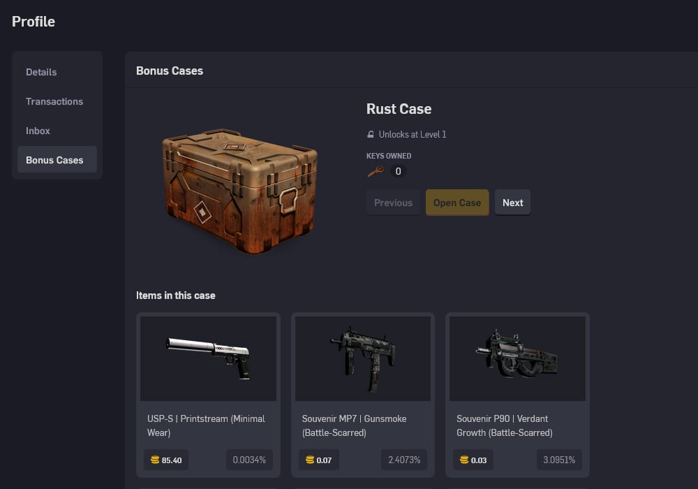 Bonus Case