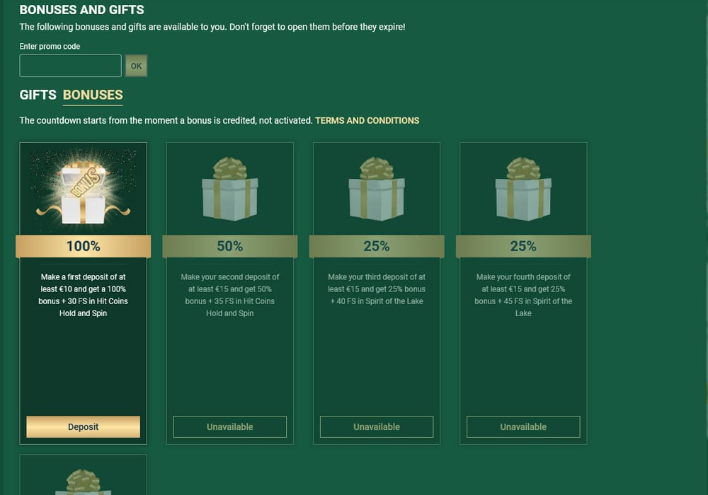Bonuses