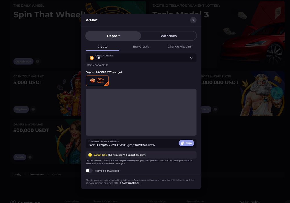 Deposit Options
