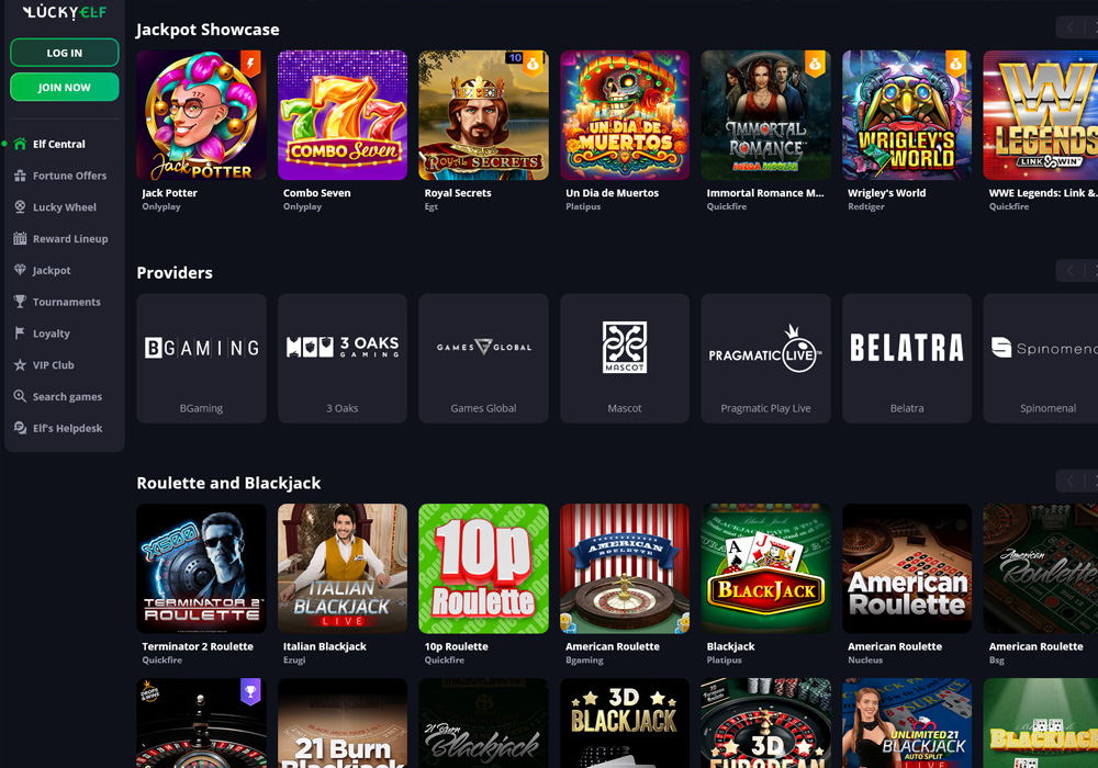 Jackpot Showcase And Roulette