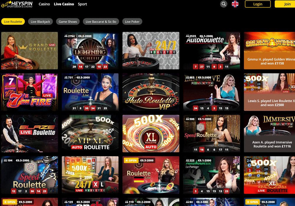 Live Dealer Games