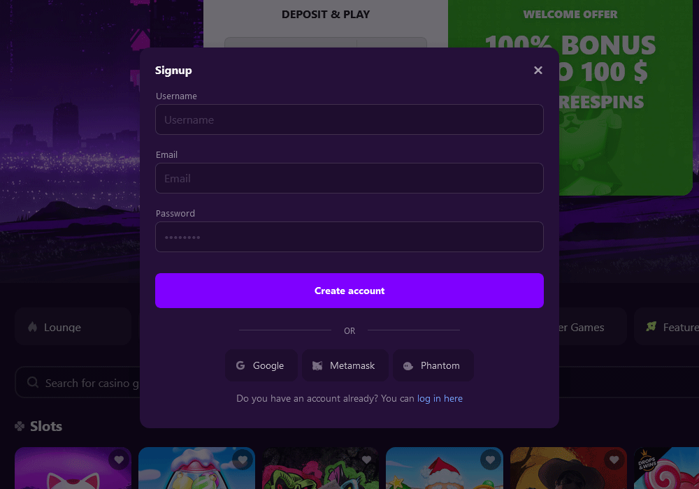 How to Signup