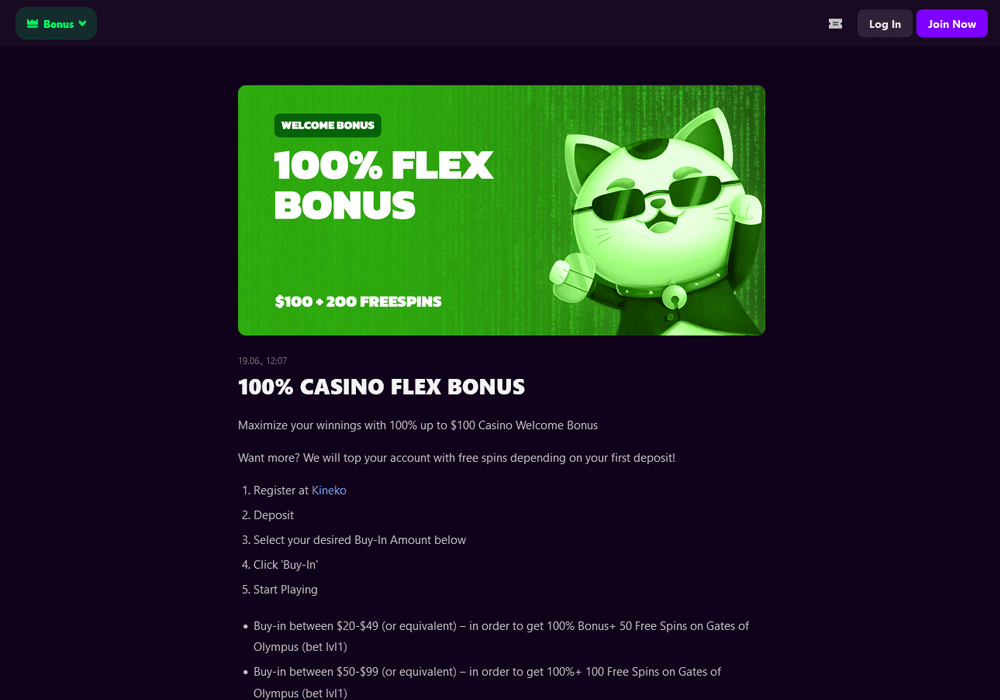 Welcome Bonuses