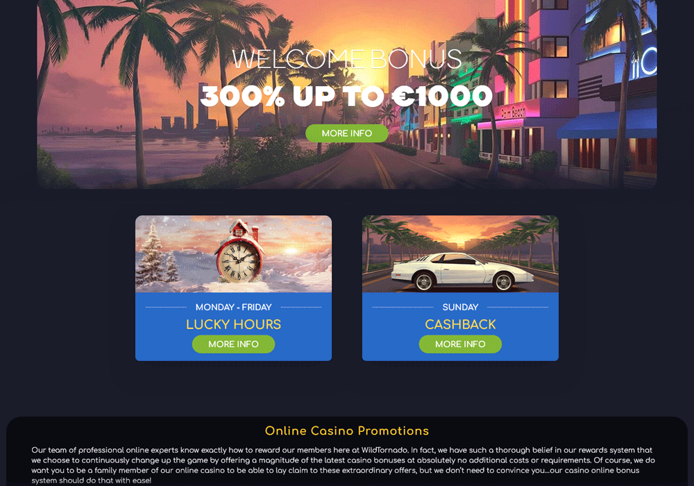 Welcome Bonuses
