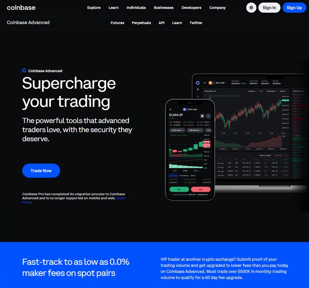 Coinbase Advanced Trading