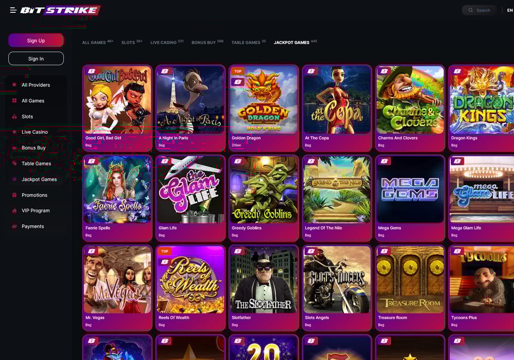 Jackpot Games