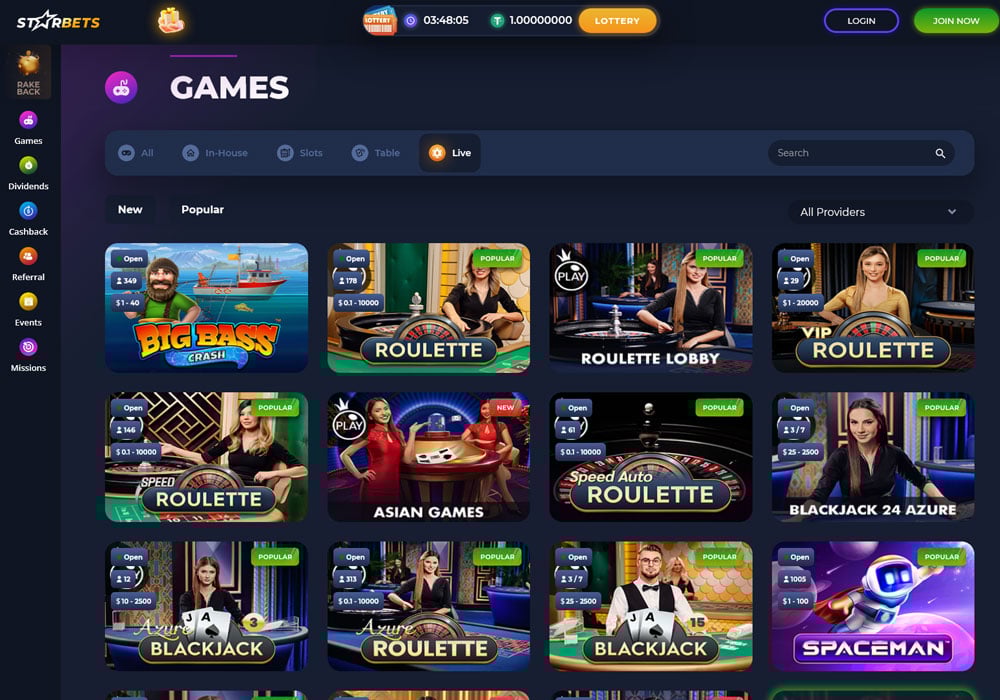 Игры с живыми дилерами