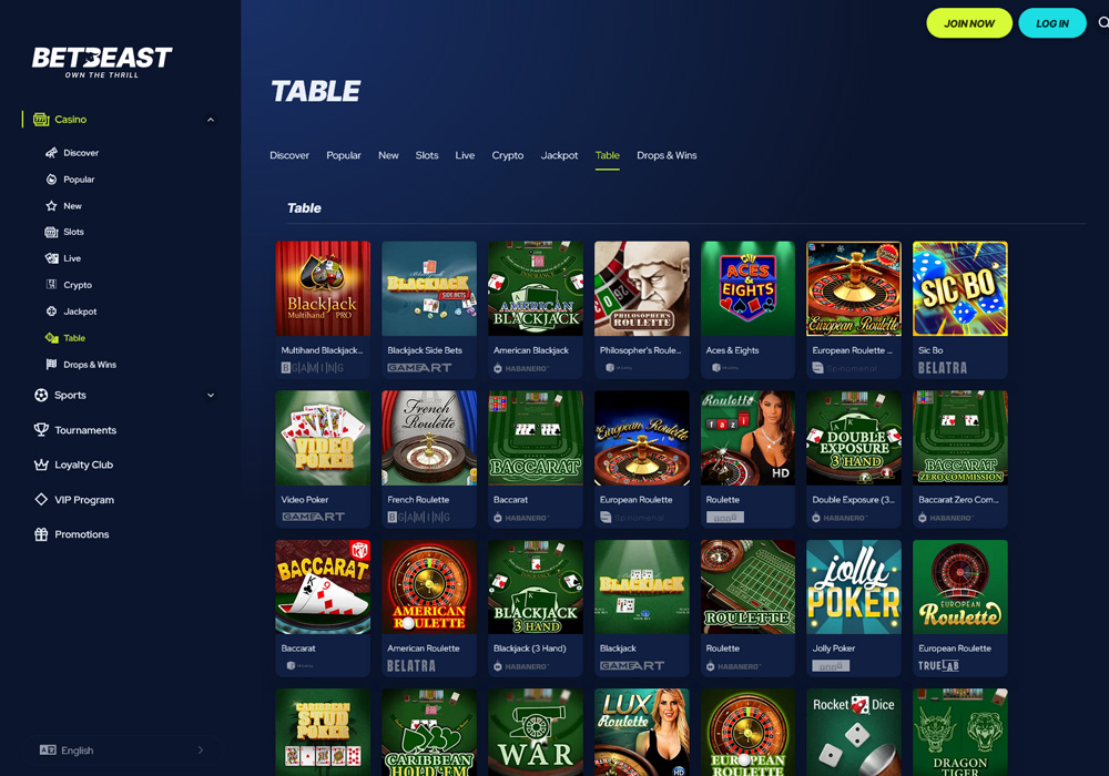 Table Games