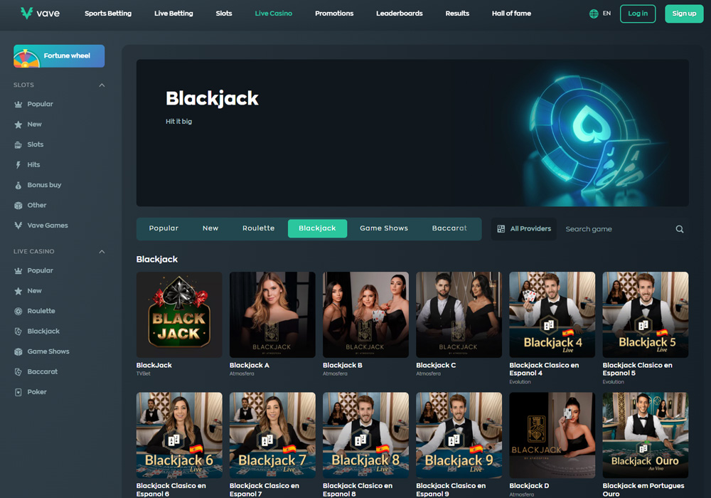 Vave Blackjack