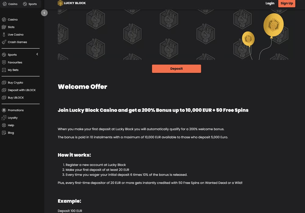 Welcome Bonuses