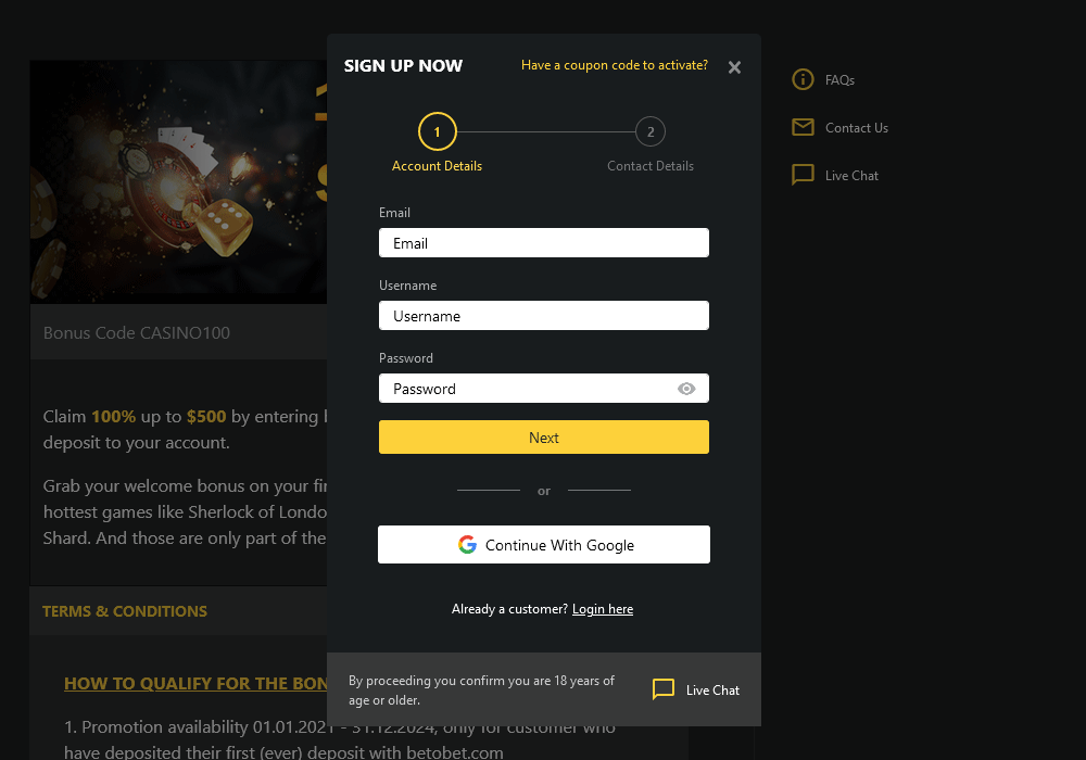 How To Sign Up