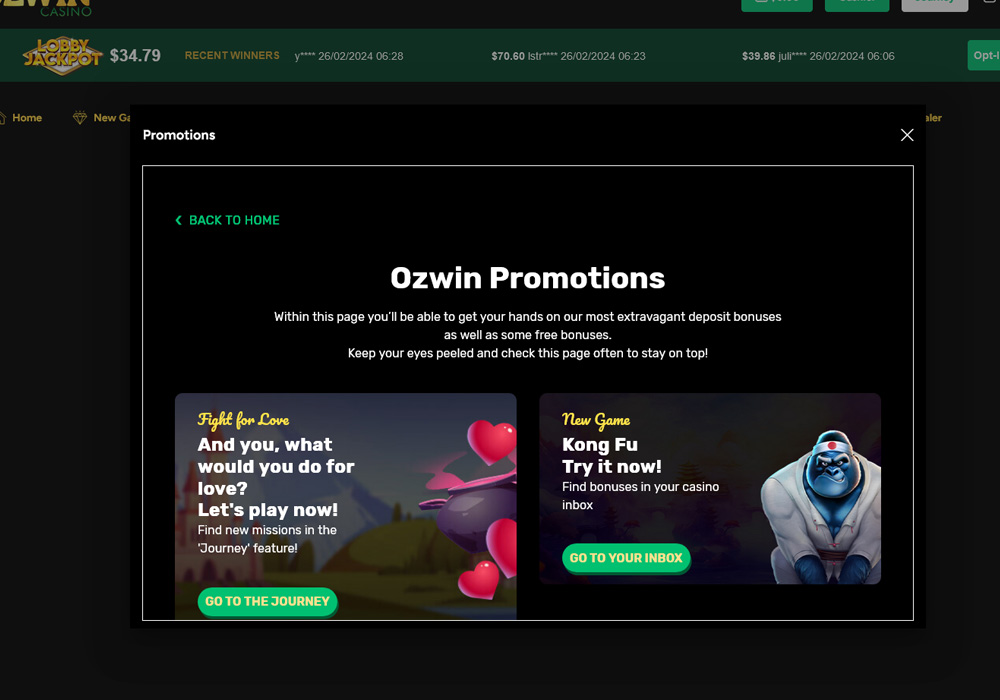 Regular Promotions